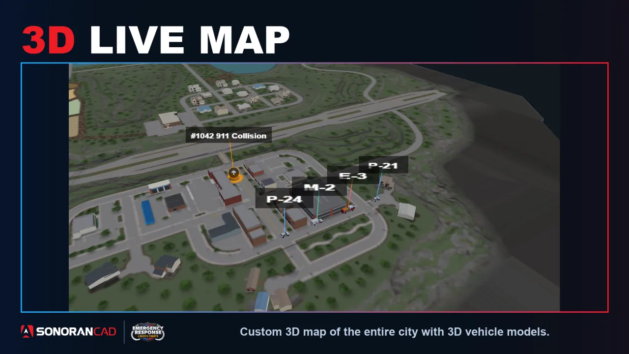 3D Live Map Preview